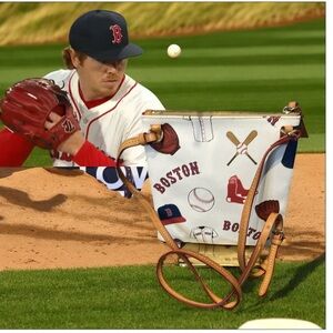 Boston Themed Crossbody Bag Red Sox